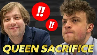 QUEEN SACRIFICE - Beukema vs Niemann - Tata Steel Chess 2024