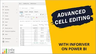 Advanced cell editing with Inforiver on Power BI