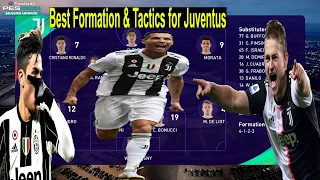 eFootball PES 2021 - Best Formation & Tactics for Juventus