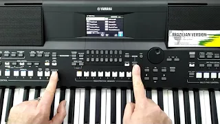 Gravando Ritmos e Timbres no Registro de Memoria YAMAHA SX 600