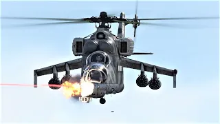 30MM Cannon & Unguided Rockets | Mi-24P HIND Close Air Support (War Thunder 2.9 Direct Hit)