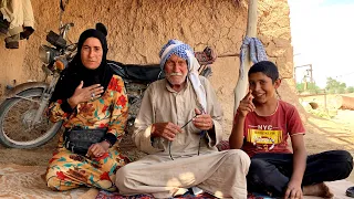 Daily Routine village life in Iran| Amazing Desert village life| Arab village life in south of Iran