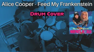 Alice Cooper - Feed My Frankenstein Drum Cover by Travyss Drums