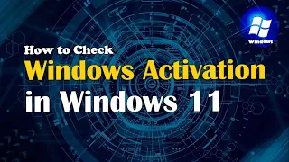 How to check windows is activated or not in windows 11