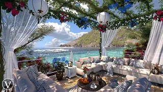 Sea View Terrace | Day & Sunset Ambience | Beach Waves & Tropical Nature Sounds