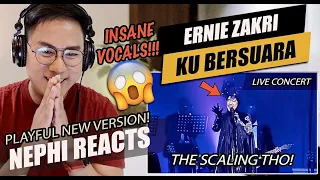 Ernie Zakri - Ku Bersuara. [Concert Version] | SINGER REACTION
