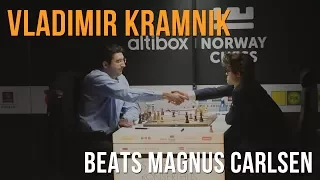 Altibox Norway Chess: Vladimir Kramnik beats Magnus Carlsen