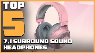 Top 5 Best 7.1 Surround Sound Headphones in 2024 | The Ultimate Countdown, Reviews & Best Picks!