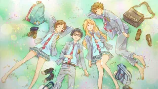 SHIGATSU WA KIMI NO USO OPENING 1  | LYRICS - GOOSE HOUSE (YOUR LIE IN APRIL)