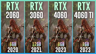 RTX 2060 VS RTX 3060 VS RTX 4060 VS RTX 4060 TI - Test in 20 Games