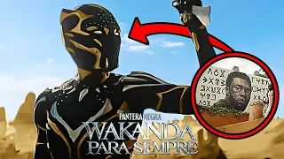 33 DETALHES que você PERDEU em PANTERA NEGRA 2 Wakanda Para sempre (Easter Eggs e Referências)