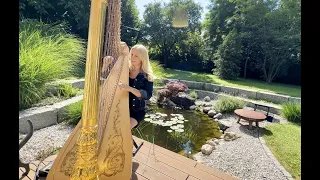 Evelyn Huber - Harp - backyardimprovisation#1