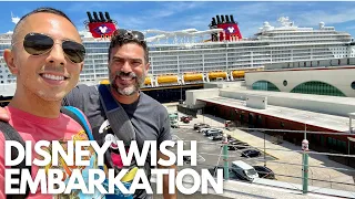 DISNEY WISH CRUISE EMBARKATION DAY | DISNEY CRUISE LINE VLOG