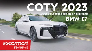 2023 Luxury Electric Sedan of the Year Highlight: BMW i7