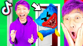 TOP 20 Creepy Tik Toks You Should NOT Watch At Night!? (LANKYBOX REACTION!)