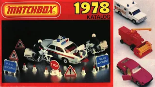 Presentation of all Matchbox models from 1978. Diecast car