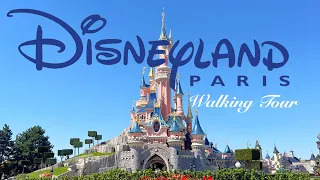 [4K] Disneyland Paris - Walking Tour | France 2023