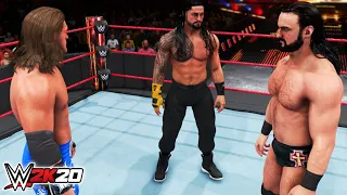 Roman Reigns vs Edge vs Drew McIntyre - WWE 2K20 Gameplay