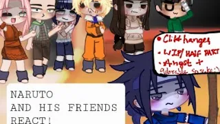 Naruto and his friends react to Sasuke [angst~] pt.1|| TW: Cliffhanger, short- //Naruto reacts