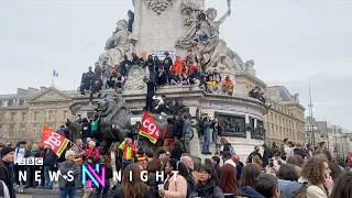 What could pension bill mean for French President Macron? - BBC Newsnight