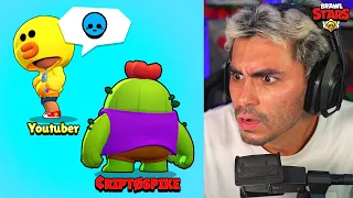 O CRIPTOSPIKE HACKEOU OUTRO YOUTUBER...Brawl Stars