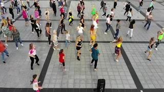 Jerusalema Dance Flash Mob Piaseczno - dron