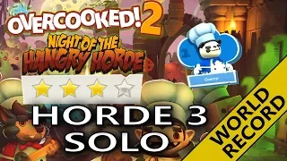 Overcooked 2 - HANGRY HORDE 💀 Horde 3 - 100% - Solo!