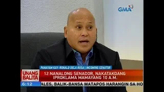 UB: Panayam kay Ronald Dela Rosa, incoming Senator