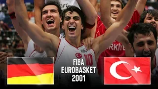 Germany 🇩🇪 v Turkey 🇹🇷 - Classic Full Games | FIBA EuroBasket 2001