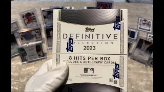 2023 TOPPS DEFINITIVE - VIDEO #6 of #8.  $1,999 PER BOX.  ROOKIES, AUTOS & SEARCHING FOR BABE RUTH!!