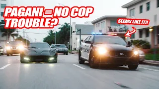 MIAMI POLICE LEAVE YOU ALONE IF YOU OWN A SUPERCAR OR HYPERCAR? SEEMS LIKE IT! Miami Cops Rule!