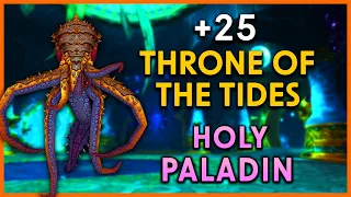 Healing +25 Throne on Tyrannical Week 🔥 Holy Paladin PoV ⚔️ Dragonflight M+ Season 3