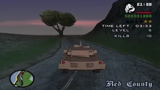 GTA San Andreas Side Mission: Vigilante [12 Levels] With Tank Rhino Full HD Guide