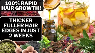 STOP HAIR LOSS FOR GOOD AND GROW YOUR HAIR BACK - ALOPECIA - THINNING - BREAKAGE - MINT GARLIC NEEM