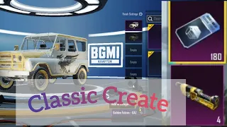 Classic Create Opening ✨️  || Car Skin || Mythic Items || New Classic Create || GareebMunnaYT