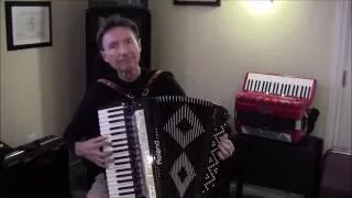 Roland FR-8x accordion, Bach Bouree in E minor