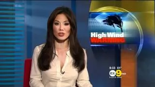 Sharon Tay 2011/12/01 8PM KCAL9 HD; Tight white dress shirt