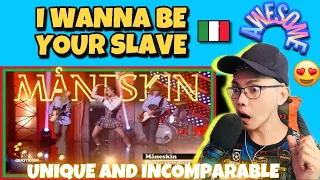 MÅNESKIN- I WANNA BE YOUR SLAVE [LIVE AT PARIS, QUOTIDIEN) 🇮🇹 (REACTION)