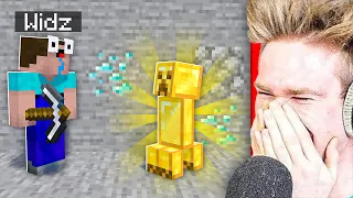 ZŁOTY CREEPER TROLL na WIDZU XD | Minecraft Extreme