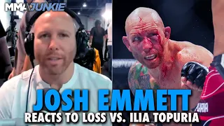 Josh Emmett 'Would've Been Pissed' if Corner Stopped Bloody UFC Loss to Ilia Topuria