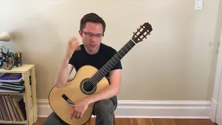 Lesson: Right Hand Fingering Part 3 of 4 for Classical Guitar