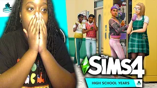 THE SIMS 4 | HIGH SCHOOL YEARS EXPANSION PACK - OFFICIAL REVEAL TRAILER | REACTION 📚