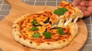 How to make the perfect homemade pizza! The best pizza recipe you will eat at home!
