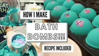 How I Make Bath Bombs - With Recipe!