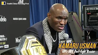 UFC 268: Kamaru Usman Post-fight press conference | SCMP MMA