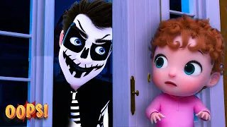 Scary Monsters Go Away! | Don't Open The Door | Halloween Songs & Nursery Rhymes for Kids