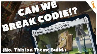 Codie, Vociferous Codex LIBRARY THEMED DECK BUILD 🛠 Strixhaven Spoilers 🛠 Commander Mechanic