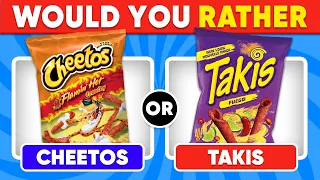 Would You Rather? Snacks & Junk Food Edition | Pup Quiz