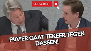 Debat ontspoort: PVV'er Madlener gaat TEKEER tegen Laurens Dassen!