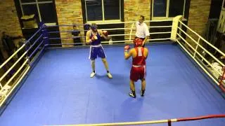 Финальный бой по боксу в Белгородской области (вес.категория до 81 кг.)